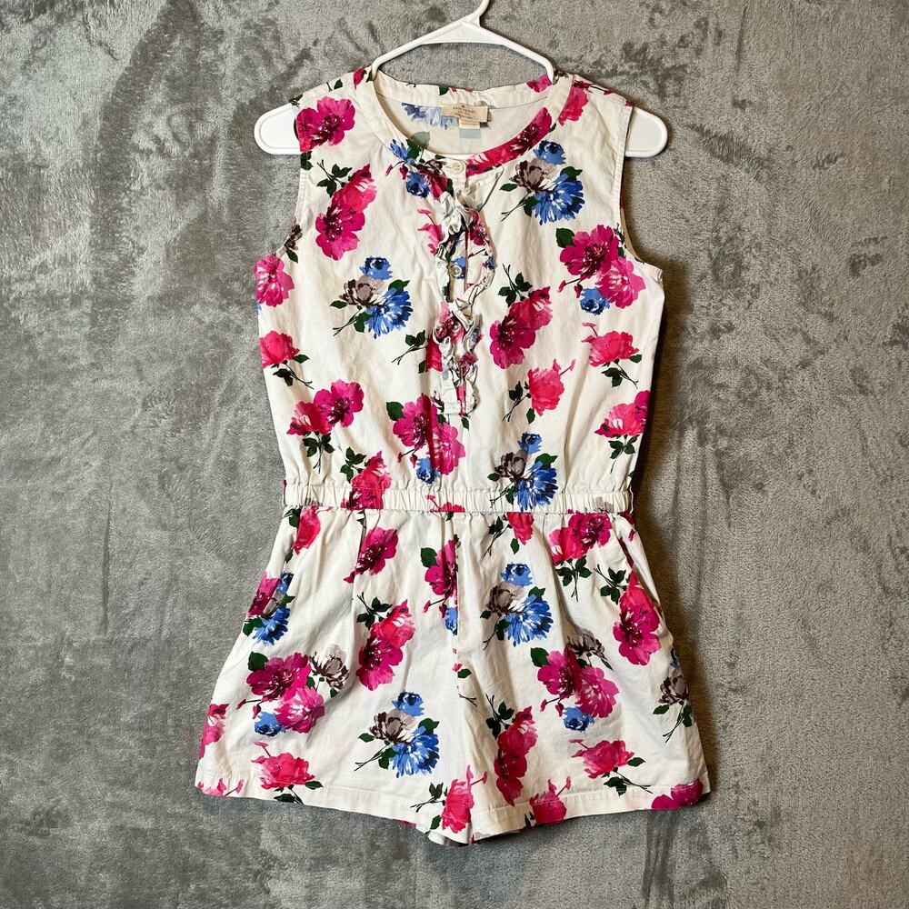 Kate Spade New York‎ Girls' Spring Blooms Abby Romper Size Large